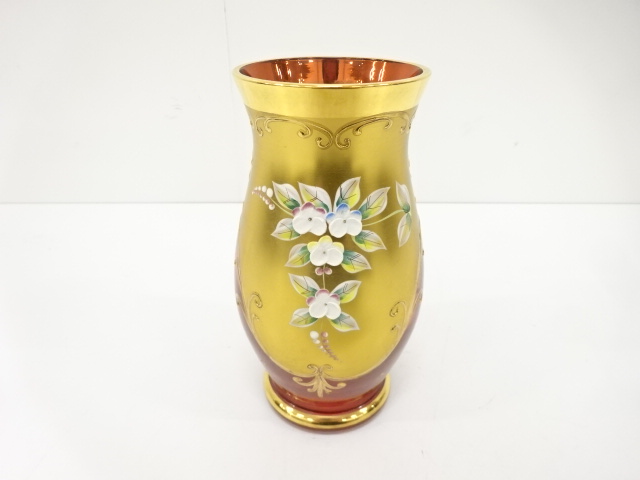 ガラス　フラワーベース